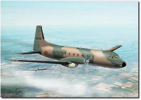 Mach 2 Belgium Пластиковая модель MA2GP113BEL 1/72 HS748 (Самолет)