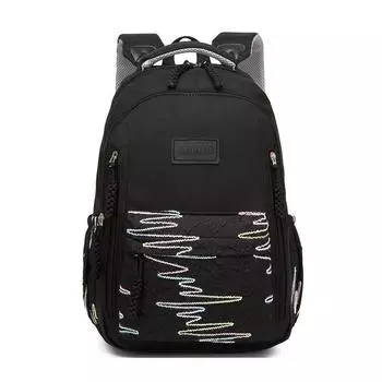 Mach & Kili Рюкзак большой вместимости с отстегивающимися лямками для снижения нагрузки 2025 Новый туристический рюкзак Повседневный школьный рюкзак Black