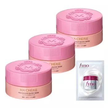 MACHERIE Fragrance Gloss Mask EX 180 г x 3 Бонус Уход за волосами Блеск Восстановление Увлажнение Когезивный Ополаскиватель Повреждение [Оптовая закупка] +