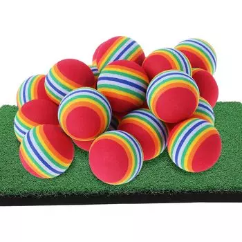 Machinami Home Golf Practice Golf Practice Golf Practice Approach Practice Indoor Shot Grass Style EVA 20 Pieces Set, Equipment, Mat, Equipment, Mat,