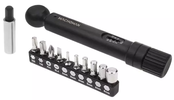 MACHOMAN Bicycle Mini Ratchet Torque Wrench Driver Short and Easy to Carry (One Way) SR15,