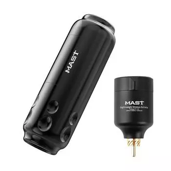 Мачта с датчиком татуировки, вращающаяся тату-машинка, комплект мачты, беспроводной источник питания для татуировки, батарея T1, разъем RCA для татуировки чёрный