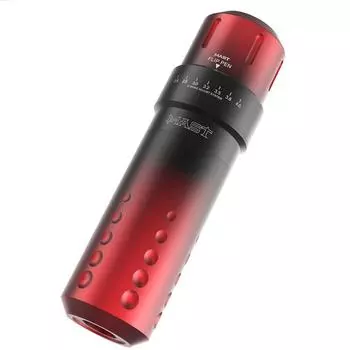 Мачта с градиентным вулканическим регулируемым ходом для макияжа, машина для татуировок, интерфейс RCA, роторный двигатель без сердечника чёрный