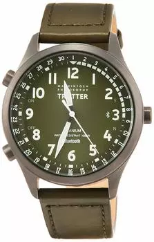 Macintosh Philosophy TROTTER Smart Watch Bluetooth Time Synchronization 3 Minute Timer Function Titanium Calendar Notation Reinforced Waterproof for