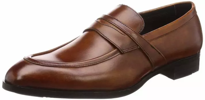 Mackay Method Loafers Dress Shoes M424 Light Brown cm [Madras] Slip-on Men s 24.5 светло-коричневого