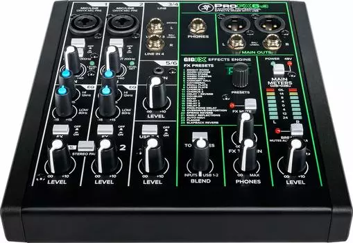 MACKIE Эффект Mackie, профессиональный микшер со встроенным USB-входом/выходом ProFX6v3