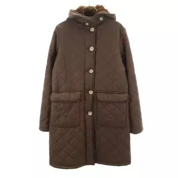 Mackintosh Made in Scotland Quilted coat 36 Faux fur lining and padding Women Used