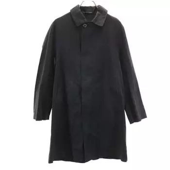 Mackintosh Made in Scotland Rubberized Stainless collar coat 36 black Men s Used