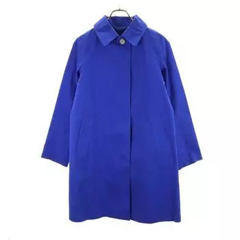 Mackintosh Made in the UK Stainless collar coat 32 Blue Rubberized Women Used