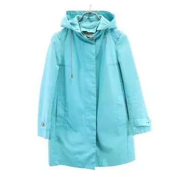 MACKINTOSH PHILOSOPHY cotton coat 36 light blue hood Women Used