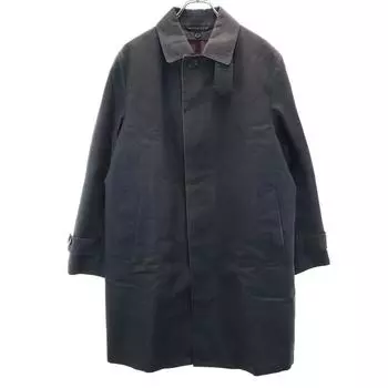 MACKINTOSH PHILOSOPHY Made in Japan by Sanyo Shokai Urethane resin processing Stainless collar coat Men s Used