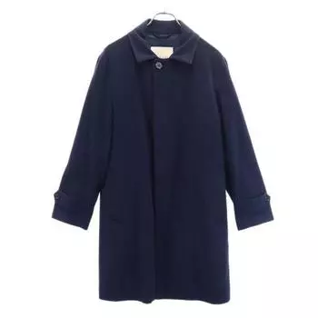 MACKINTOSH PHILOSOPHY Sanyo Shokai Stainless collar coat 38 Navy blue Men s Used