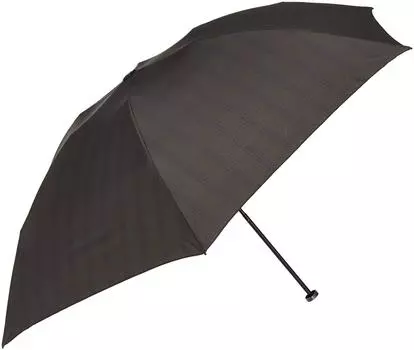 MACKINTOSH PHILOSOPHY Ultralight Folding Umbrella Barberella UV Treatment Stripe Dark Gray Main Rib Length 55cm [Moonbat] 21-431-08470-02 13-55