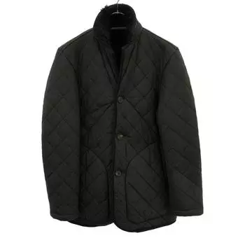 MACKINTOSH SCOTLAND Made in the UK Quilted jacket 38 black Back bore Women Used