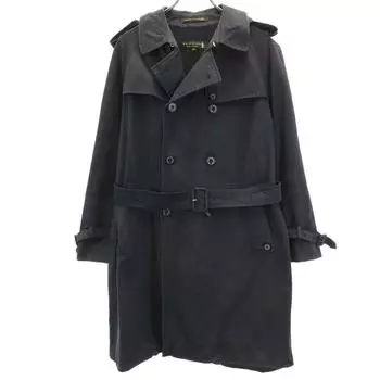 MACKINTOSH SCOTLAND Made in the UK trench coat 36 Black series Men s Used