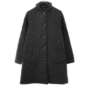 MACKINTOSH SCOTLAND Wool 100% Quilted coat 34 Dark gray Women Used