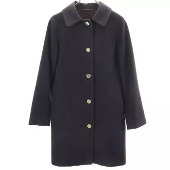 Mackintosh Scottish wool Stainless collar coat 32 Navy Women Used