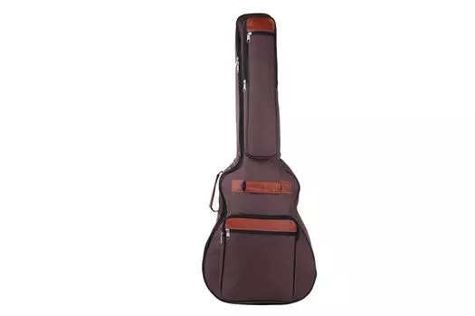 Macks.i Premium Acoustic Guitar Case, Soft Case, Gig Bag with Cushion, MIGC-02 (Brown)
