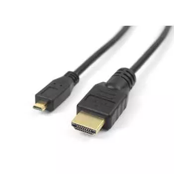 MacLab. Micro-HDMI to HDMI conversion cable 3m (Type D-Type A) Black 4k ver 1.4 [Compatibility guaranteed/Not compatible with smartphones] Compatible