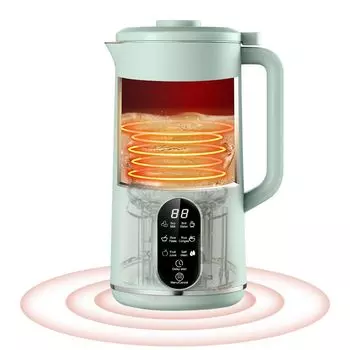 MACOLAUDER Soy Milk Maker Hot 800 мл Soy Baby Hot Washing Mixer Juicer Electric Soy Milk Machine Полностью автоматический блендер для людей из нержавеющей стали 304