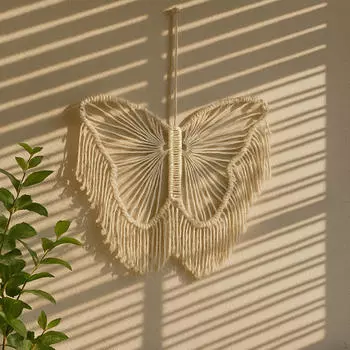 Macrame Wall Hanging Boho Tapestry Handwoven Compact Decoration Craft Decor Home for