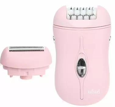 Macross Uhur 2 головки для удаления нежелательных волос для женщин, бритва для тела Serana White MEBL-90 белый