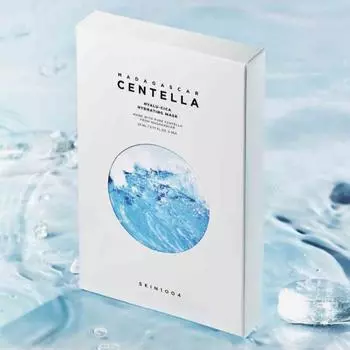 Мадагаскарская центелла Hyalu-Cica Увлажняющая маска 5 шт.