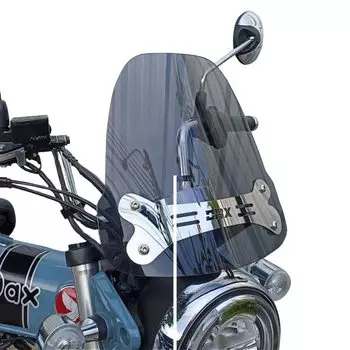 Made by TWR for 2022 and newer models DAX ST125 Windscreen Visor Rainproof Windproof Windproof DAX125 Dax Windscreen Shield Screen Black Smoke Wind