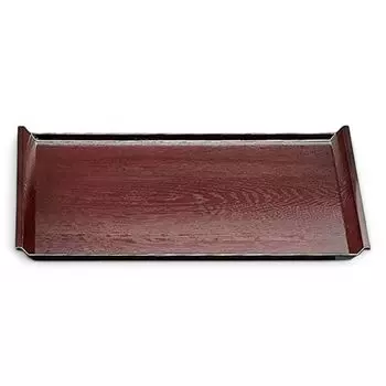 Made in Beautiful Japanese Shaku 2 ID Wood Grain Pattern x x J-kitchens Placemat/Tray, Japan, Design, (37.3cm 25.5cm 2.1cm)