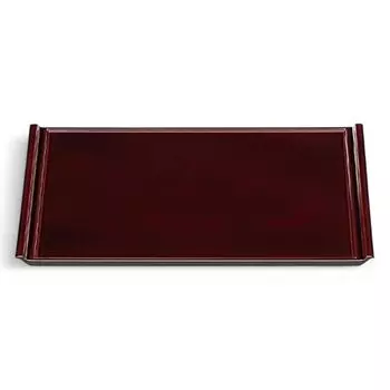 Made in Bishamonten Lacquer x x J-kitchens Placemat, Tray, Japan, Practical, 3-Shaku Flight, (39.4cm 27.6cm 1.9cm)