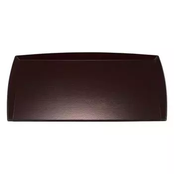 Made in Easy to 3 Shaku Long Rectangular Wood Shintame SL x x J-Kitchens Placemat, Tray, Japan, Use, (1.5 ft) High-Edged, Grain, (39.4cm 28.4cm 2cm)