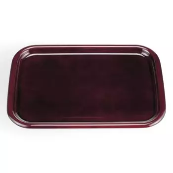 Made in Easy to 4 Shaku Bishamonten Lacquer x x J-kitchens Placemat/Tray, Japan, Use, Royal, (42.9cm 29.8cm 2.3cm)