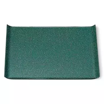 Made in Green Galaxy Fugen Weak SL x x J-kitchens Placemat/Tray, Japan, Heavy-Duty Design, 5-Shaku Wing, Lacquer, (45.8cm 32.7cm 2.5cm)