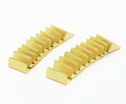 Made in Japan Antique Brass Card Stand Set of 20 Brass Card Stand