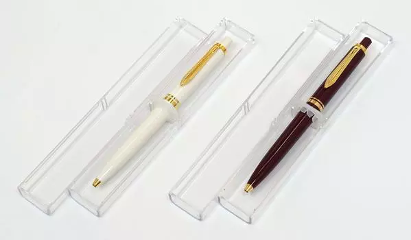 Made in Japan Brass Knock Ballpoint Mixed Euro-Style Pens, Colors, 2-Pack, T22-P6-NXB-2 белый