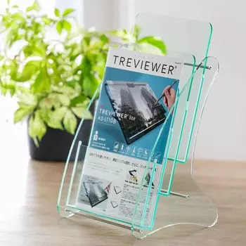 Made in Japan High quality tabletop pamphlet stand A4 1 row 3 tiers