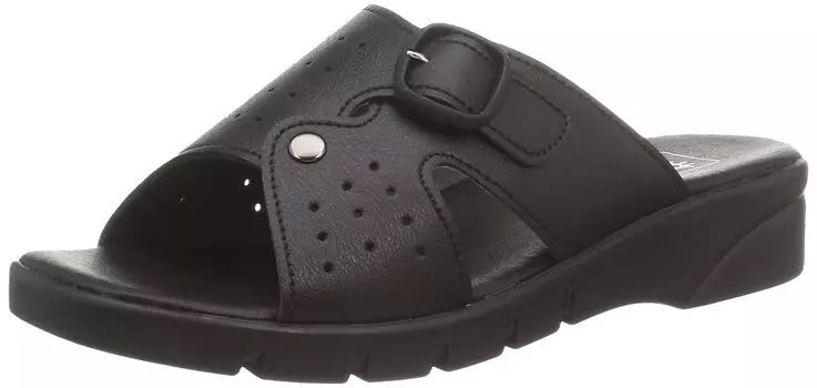 Made in Japan Sandals Stylish and Easy to Black LL [Neushi] Wear_NU2566 Women s чёрный