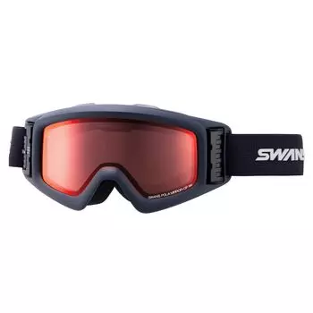 Made in Japan Snow Goggles HELI Heli Glasses Compatible with Electric Turbo Fan Polarized Mirror Shadow Mirror x Polarized Pink Ski Goggles