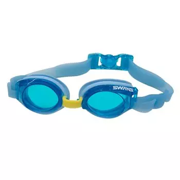 Made in Japan Swimming Goggles for Children 3 to 8 Years SKBL Aqua Blue UV Protection Silicone Cushion Antibacterial Nose Belt Replaceable Buckle