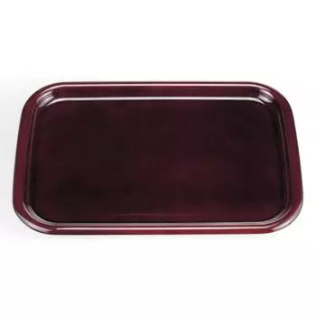 Made in Japanese 3 Shaku with Bishamonten Lacquer x x J-kitchens Placemat/Tray, Japan, High-Quality Tray, Royal, (39.9cm 27.5cm 2.3cm)
