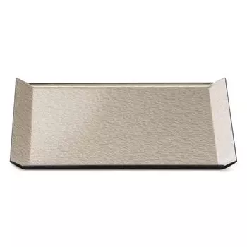 Made in Luxurious Japanese Paulownia Champagne Gold SL x 28cm x J-kitchens Placemat, Japan, Tray, Wood, Aqua, (40cm 2.3cm)
