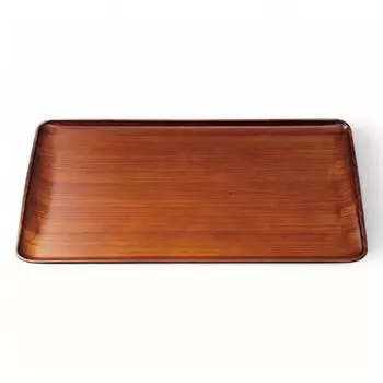 Made in Premium Slender Teak Wood SL x 18cm x J-kitchens Placemat, Japan, Quality, 1-Shaku Grain, (33cm 2.2cm)