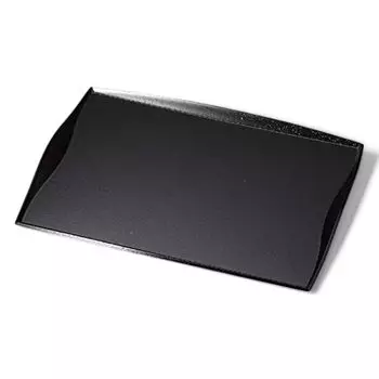 Made in Refined Japanese Wave SL Tataki x x J-kitchens Placemat, Tray, Japan, Style, Heat-Resistant, Pattern, Black, (42cm 29.9cm 2.5cm)