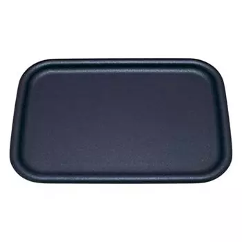 Made in Royal Black Slightly Large x x J-kitchens Placemat/Tray, Japan, Multi-Purpose, Pearl, (42.9cm 29.8cm 2.3cm)