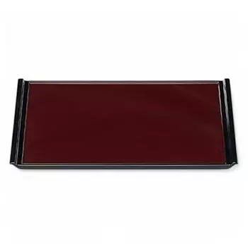 Made in Simple Shintame Tenku Small x x J-kitchens Placemat, Tray, Japan, Modern, 3-Shaku Flight, Black, (39.4cm 27.6cm 1.9cm)