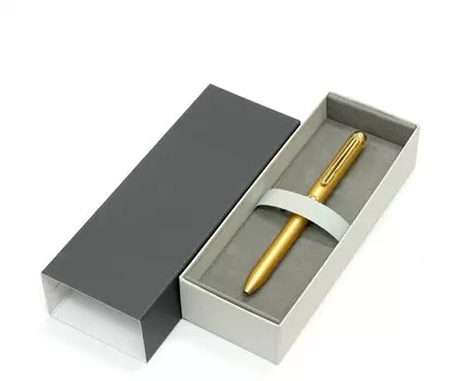Made in Super Gold Metal Rotating Ball Premium Japan, & Sharpie, Boxed, Gold, K7-777-1-K золотой