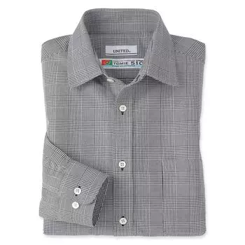 made in Tomie black and white [UNITED] Long-sleeved shirt, Japan, Kobo, men s (M, glen)