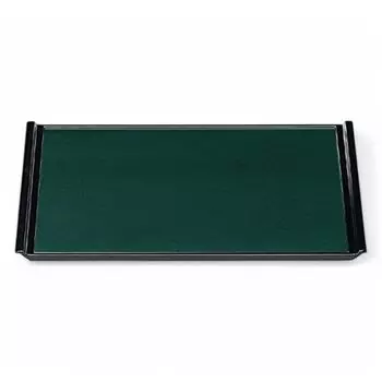 Made in Unique Green Pearl Bishamonten Lacquer x 34cm x J-kitchens Placemat, Japan, Tray, 6-Shaku Flight, (48.5cm 2.1cm)