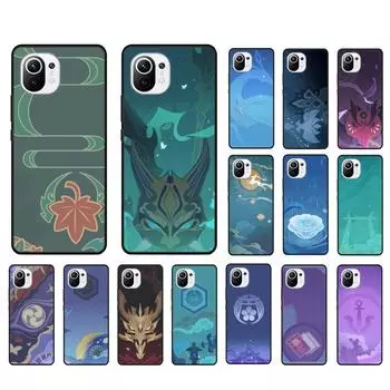 Made Xiao Kazuha Venti Ayaka namecard Phone Case for Xiaomi 12 Mi 10T 11T 11 Pro 10 10T 11 lite 10pro 11Ultra Poco X3 Pro F3 M3 Xiaomi Mi 10 Pro 5G