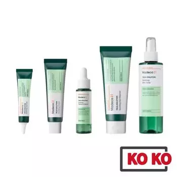 [Madeca21][Daiso] Teca Solution Colletions / Успокаивающий точечный гель, ампула, крем, тоник, очищающее средство Soothing Spot Gel 15ml